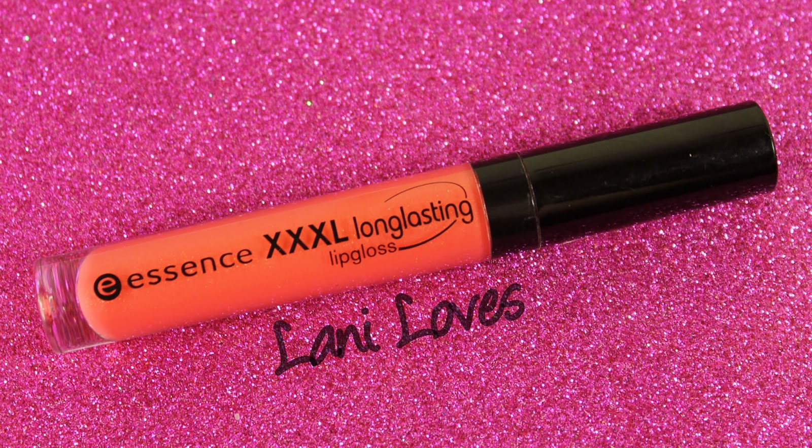 Essence XXXL Longlasting Lipgloss #02 Coral Delight Swatches & Review