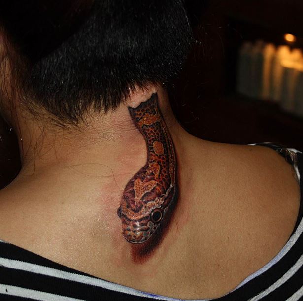 80+ Cute Neck Tattoos For Girls (2019) - Side & Back ...