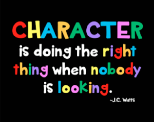 Character is...