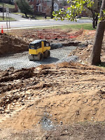 Roller landscape compactor Roller landscape compactor