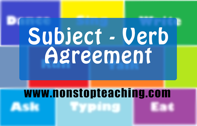 Subject Verb Agreement (with examples)
