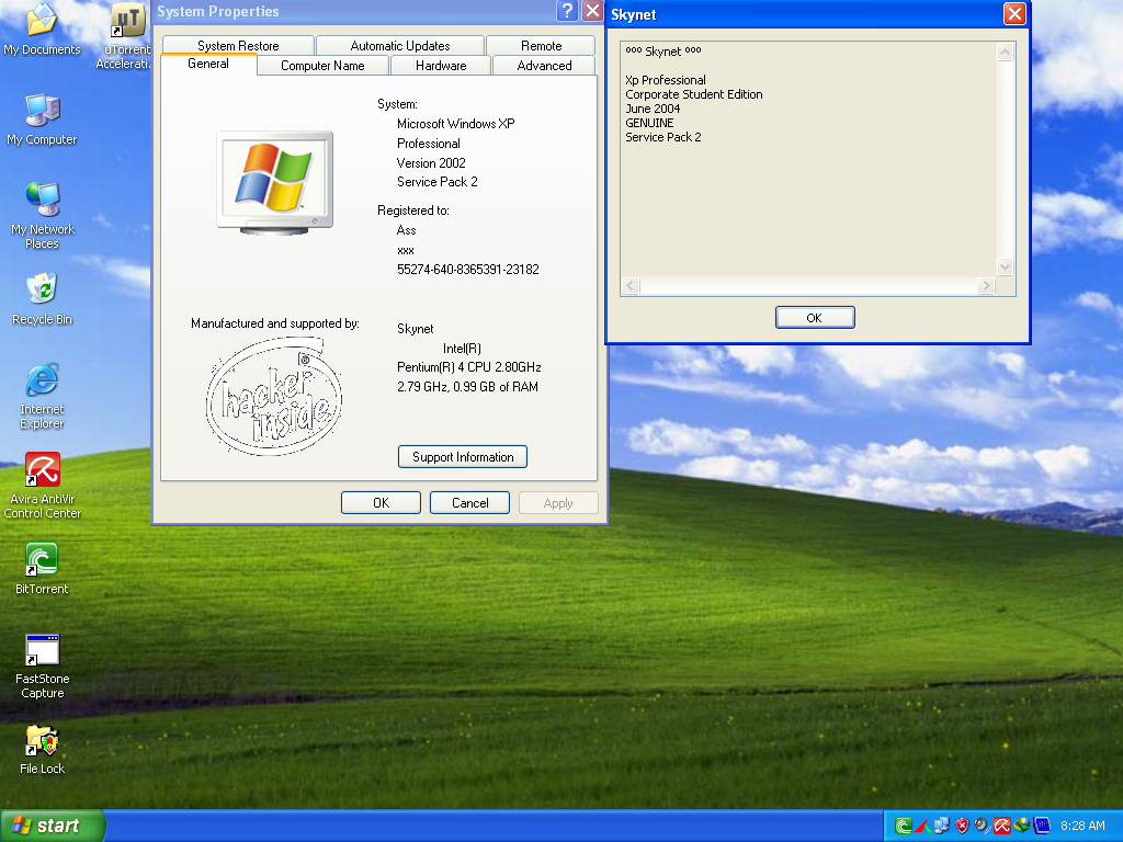 windows xp sp2 64 bit