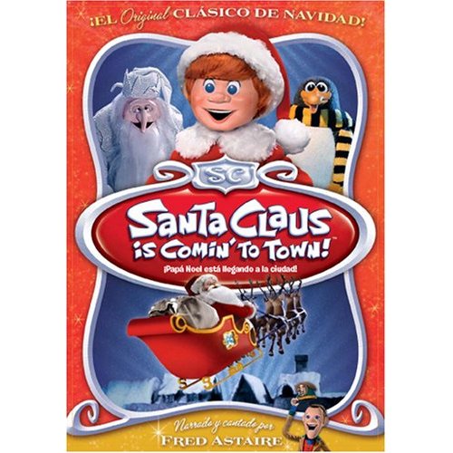 DVD cover for Santa Claus is Comin' to Town 1970 animatedfilmreviews.filminspector.com