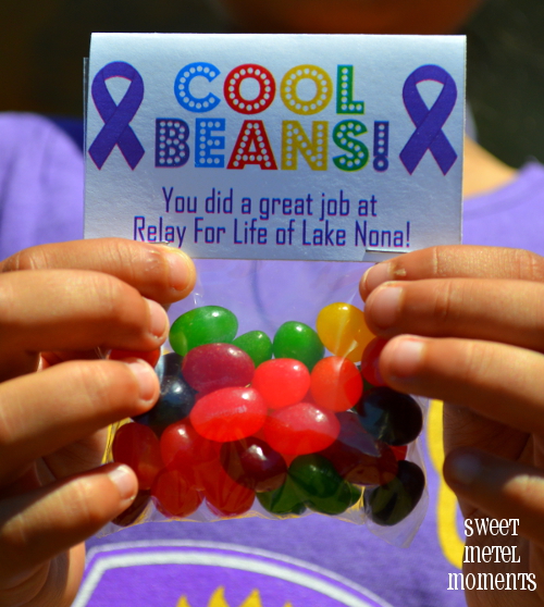 Sweet Metel Moments Relay For Life Cool Beans Treat Bag Free 