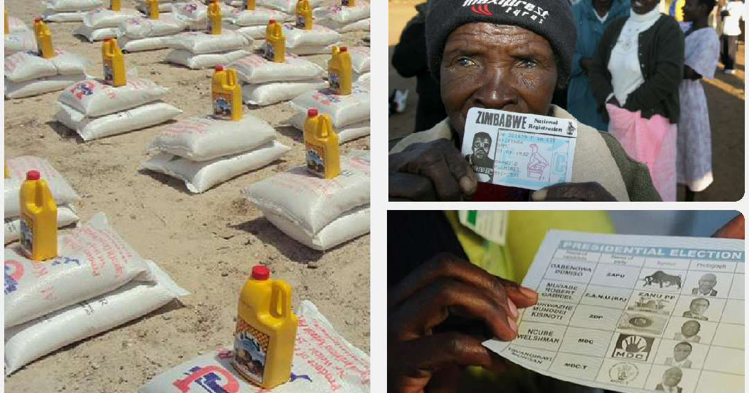"NO VOTER SLIP SERIAL NUMBERS NO FOOD AID", ZIMBABWE'S VILLAGE HEAD