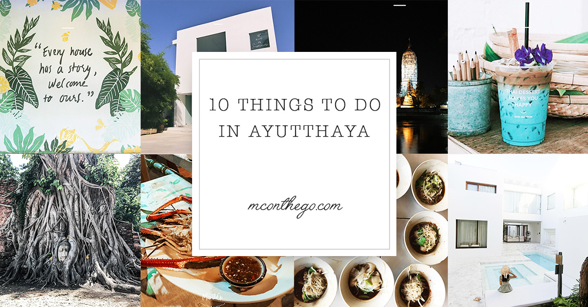 [泰國大城2020] Ayutthaya 大城旅行必做十件事 |自由行行程 住宿 咖啡廳分享