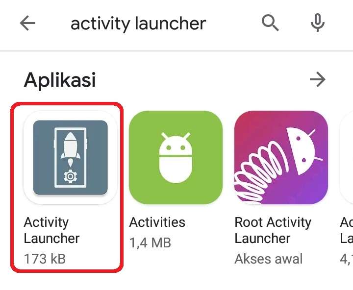 Activity launcher apk