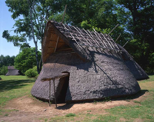 a reproduction of house in those days　