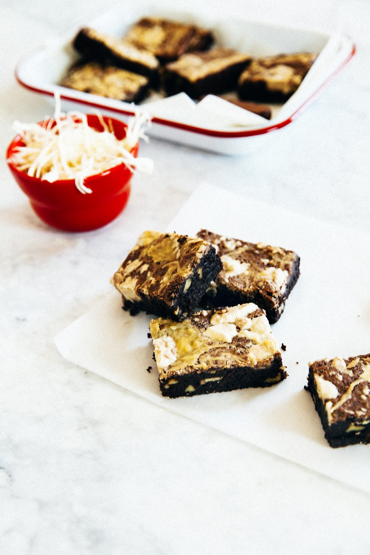 tahini and halva floss brownies hummingbird high a desserts and