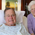 George Bush, hospitalizado por neumonía leve