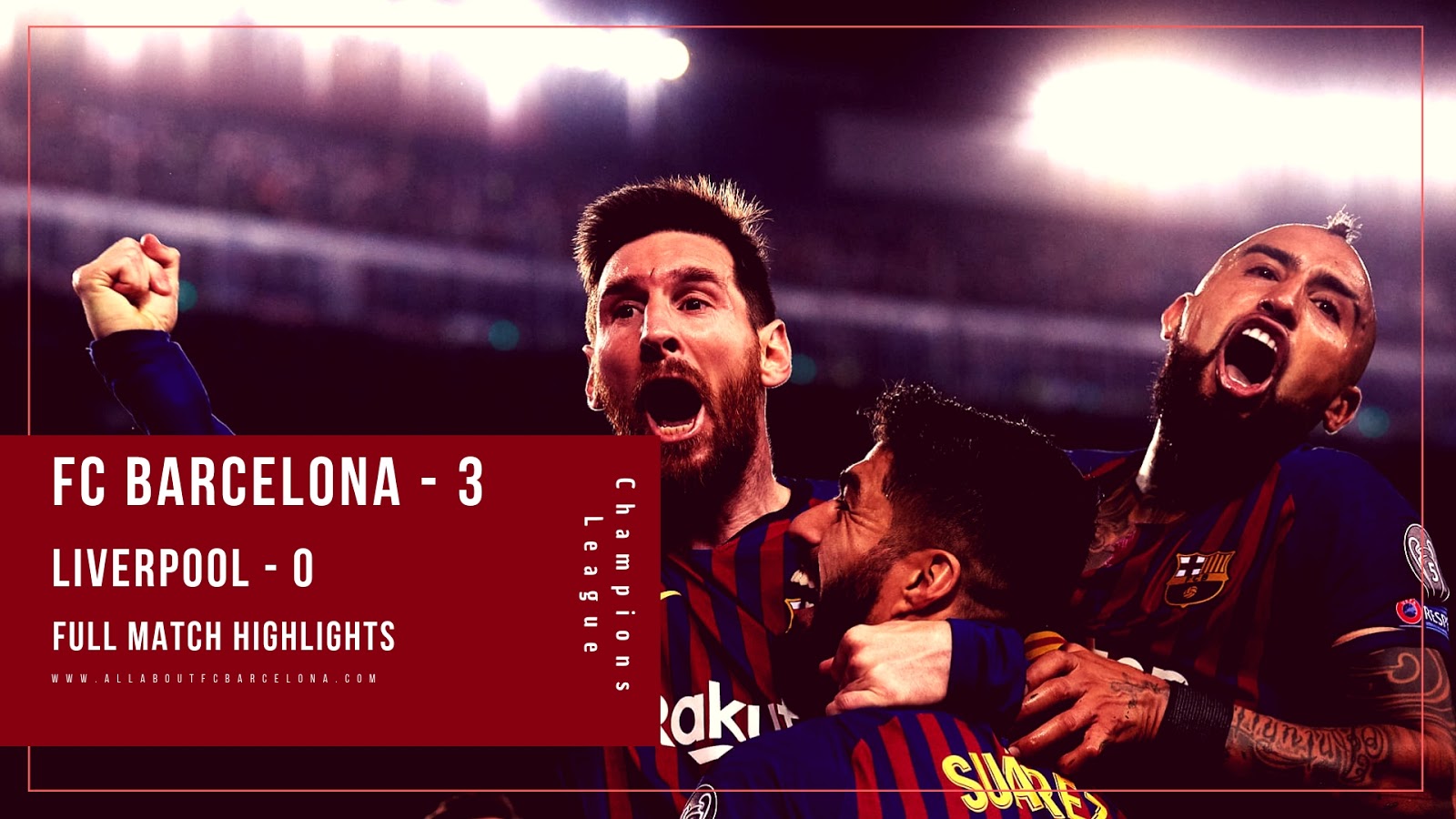 Barcelona vs Liverpool Highlights Barcelona - 3 Liverpool - 0