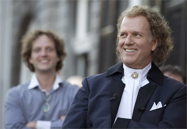 André Rieu Italian fan: André and Pierre Rieu..