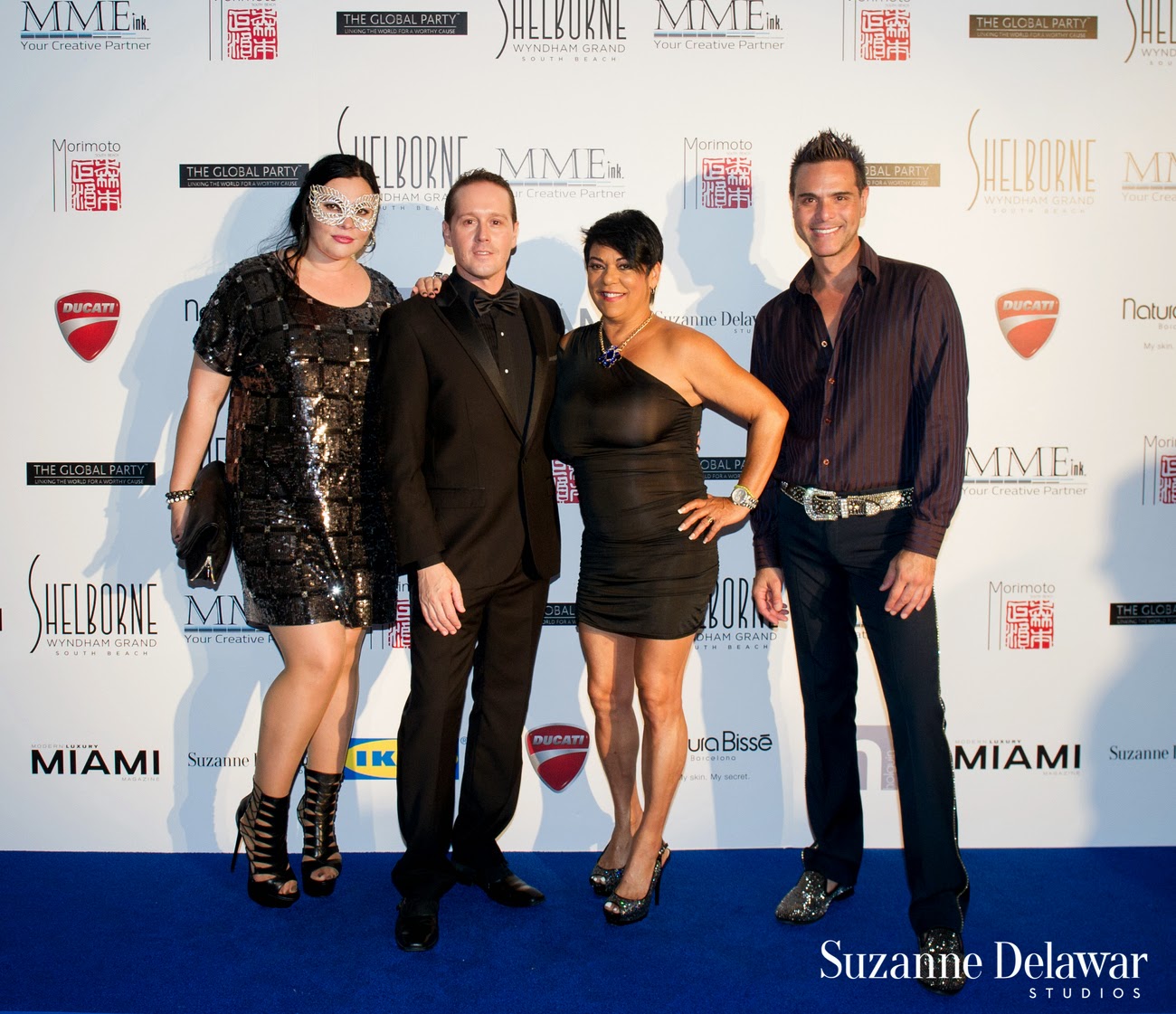 Shelborne Wyndham Grand South Beach Hosted 'Venetian Masquerade Gala'