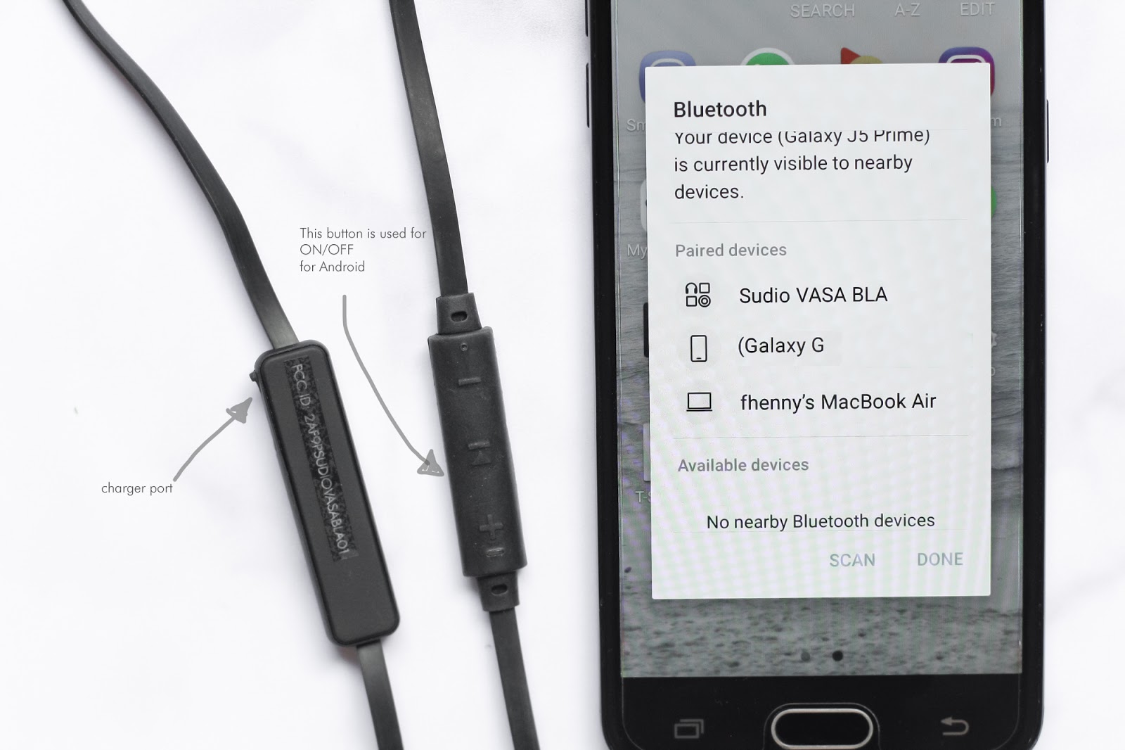 minimalist gadget: Sudio Sweden Bluetooth Earphone - Style Frontier