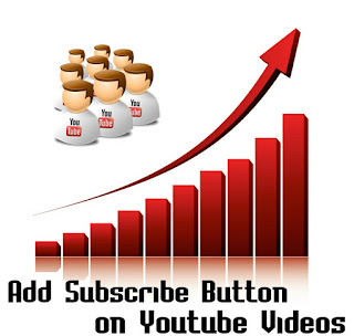 how to put subscribe button on youtube videos