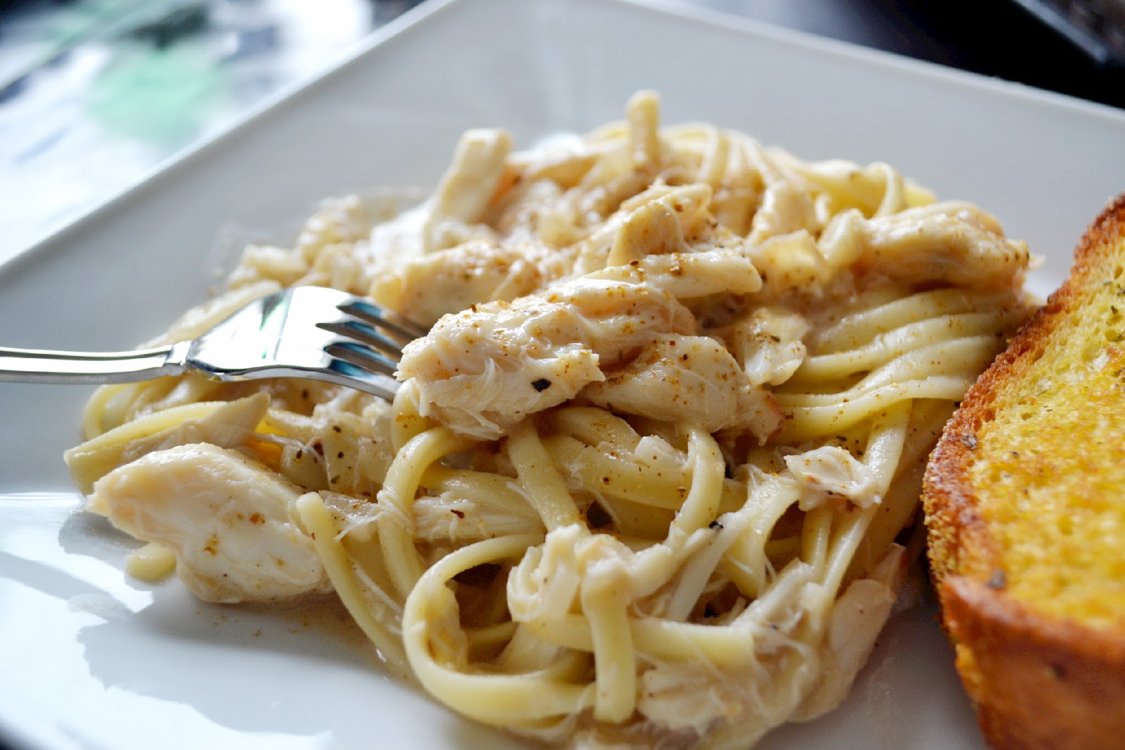 The Messie Kitchen Crab Pasta in a Garlic White Wine Sauce