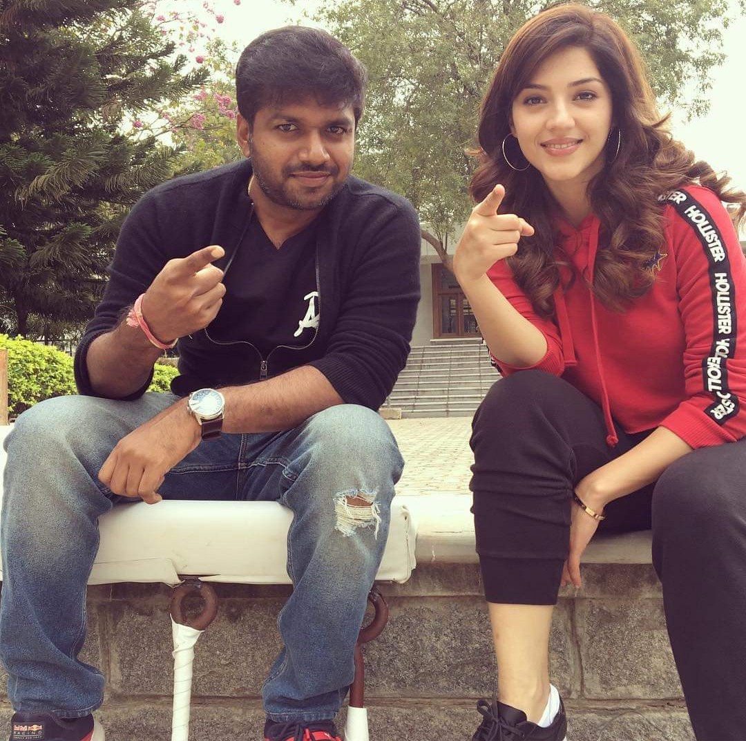Mehreen Pirzada with F2 Director Anil Ravipudi | Mehreen Pirzada