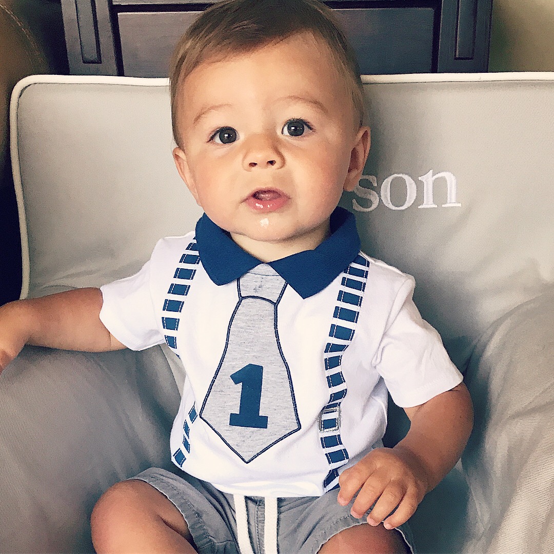 KEEP CALM AND CARRY ON Grayson William 12 Months Old