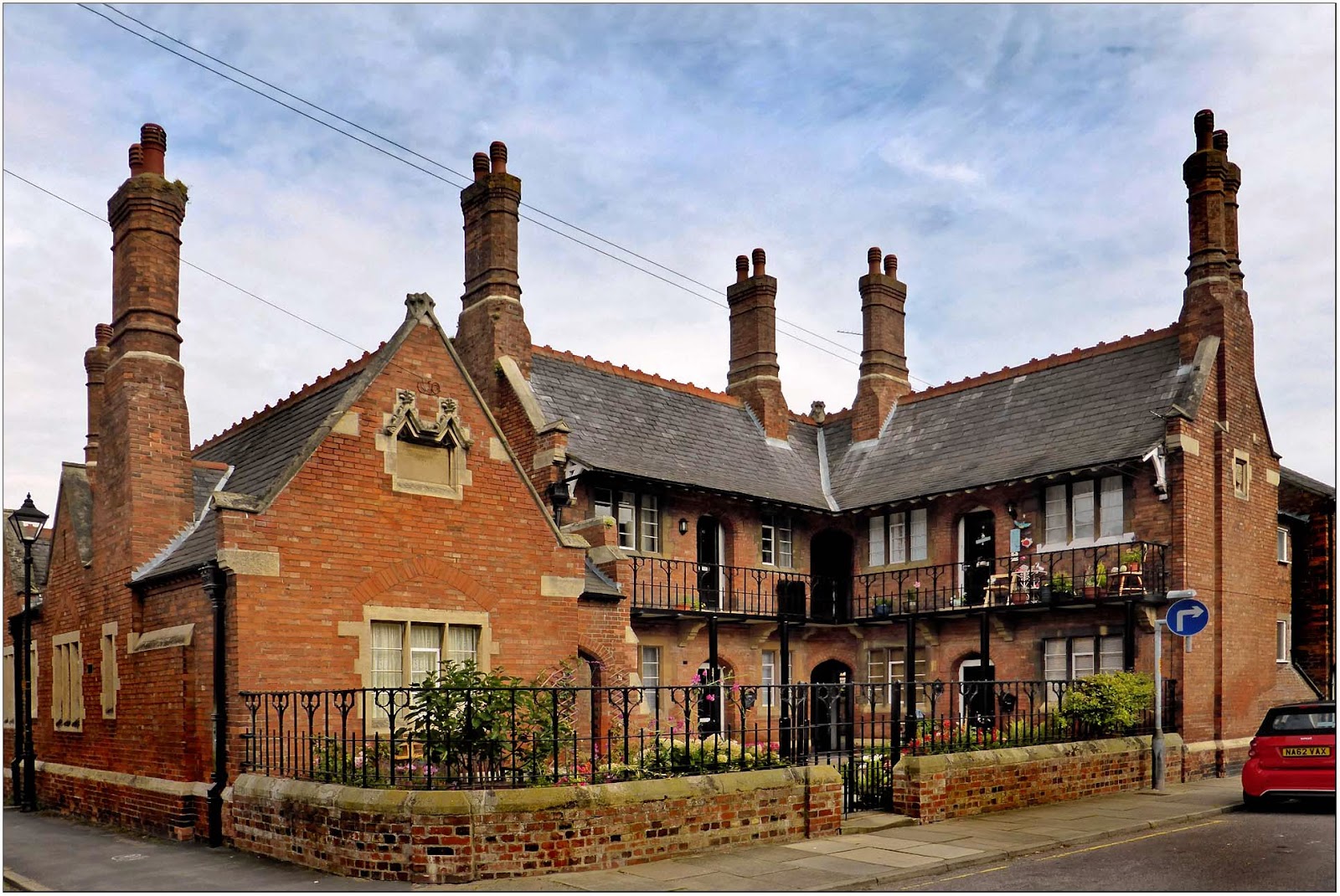 Lincolnshire Cam The Bede Houses at Louth, lincolnshire.