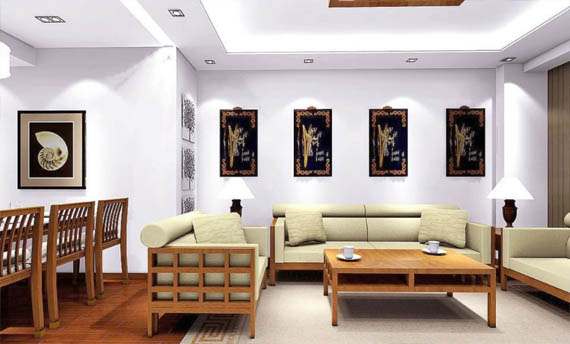 contoh plafon ruang tamu minimalis