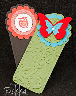 Quick Stocking Fillers - Bookmarks using the Two Tags Die