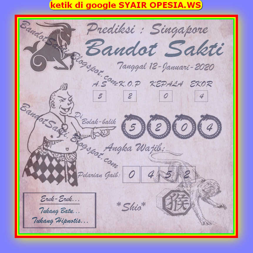 1 New Message Kode Syair Singapore 12 Januari 2020 Forum Syair Togel Hongkong Singapura Sydney