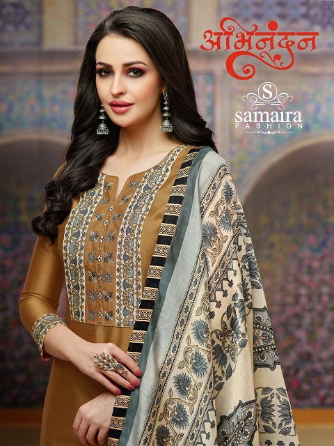 Abhinandan Cotton Suits by Samaira fashion