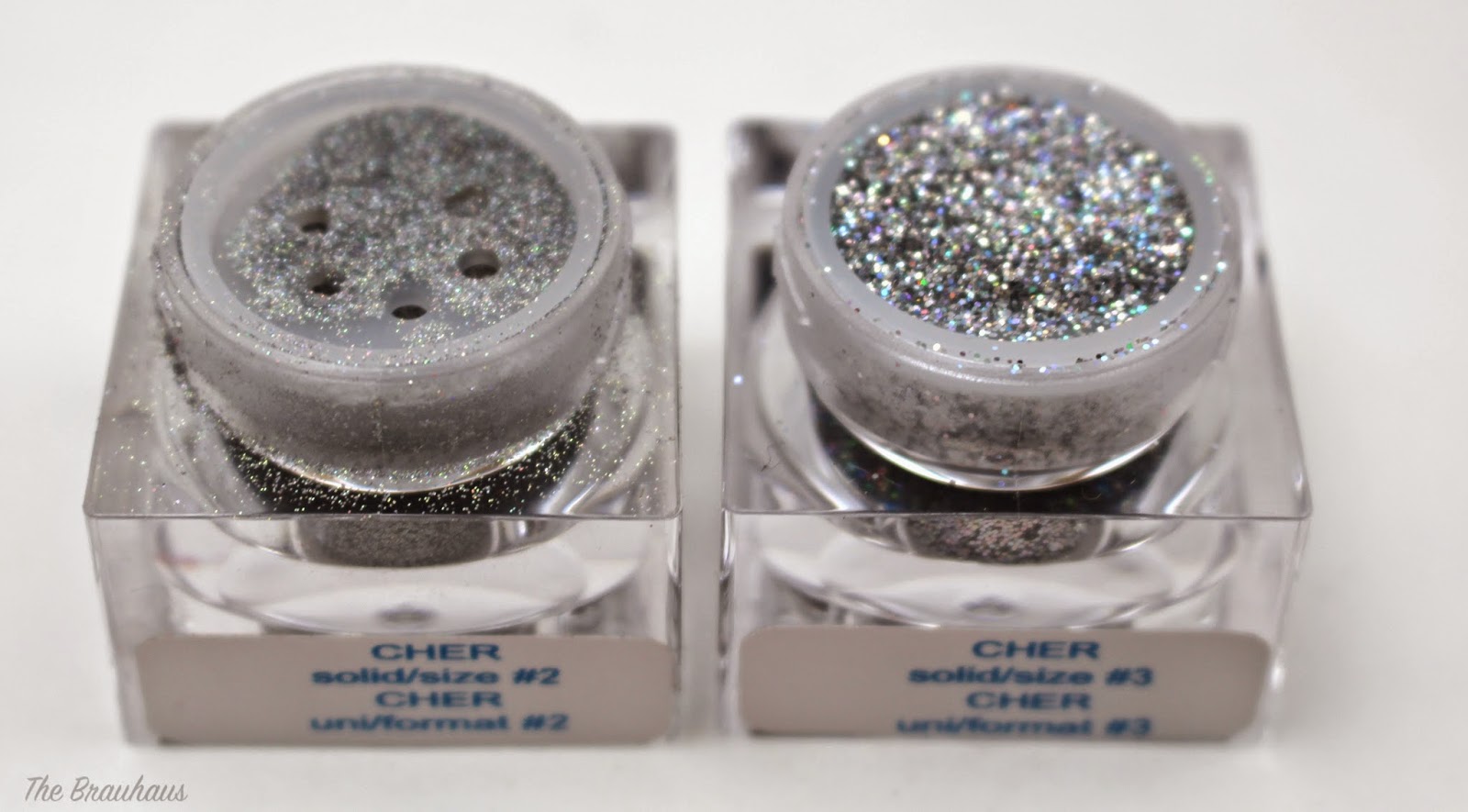 Lit Cosmetics glitter Size 2 vs. Size 3 The Brauhaus