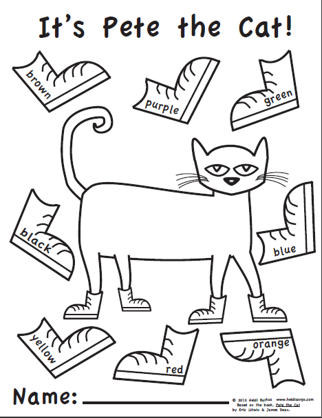 Printable Pete The Cat Coloring Pages Printable Word Searches | Porn