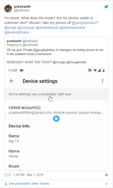 [Cảnh báo] Hình ảnh riêng tư lưu trong Google Photos có thể bị lộ lọt thông qua lỗ hổng bảo mật trên Android Tivi - CyberSec365.org