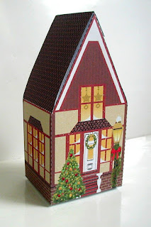 Box christmas personalised eve trees houses Green Thoughts