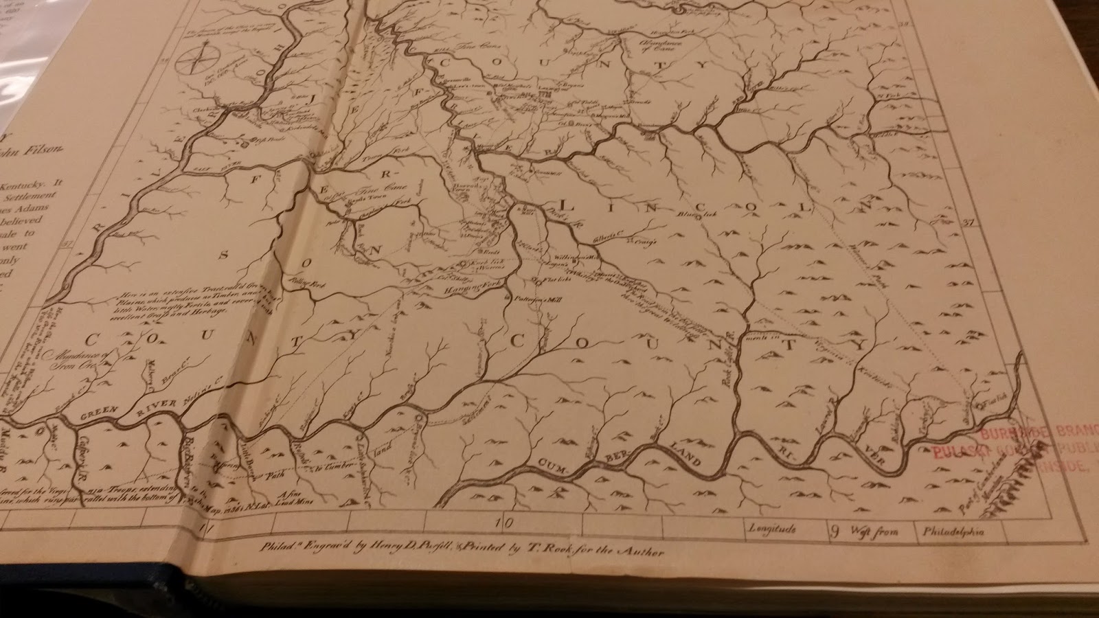 Pulaski County History (pages from only 2 books in Burnside library