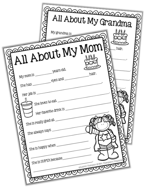 Mother's Day Writing Activity FREE!
