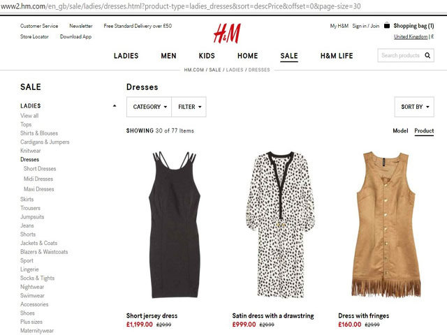 hm uk website