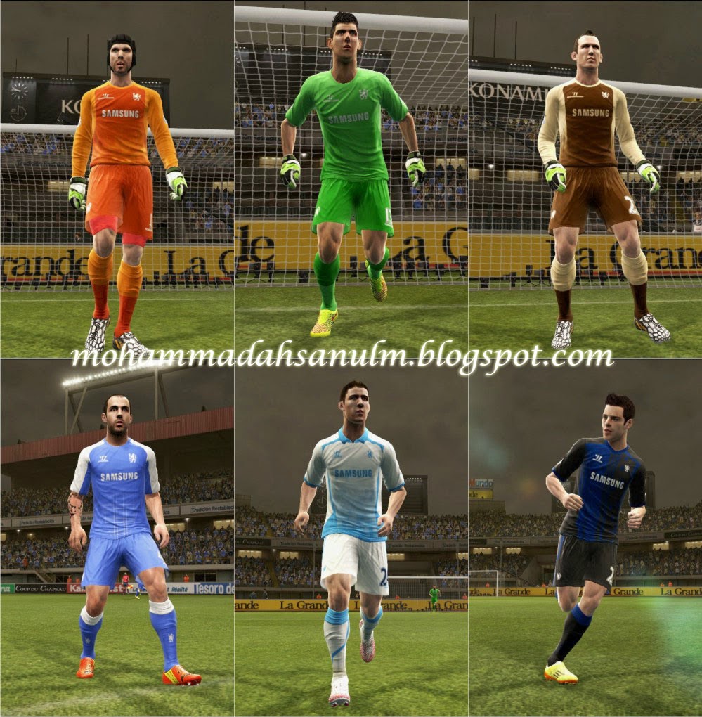 chelsea kit pes 2013