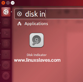 Open Disk Indicator From Ubuntu Dash