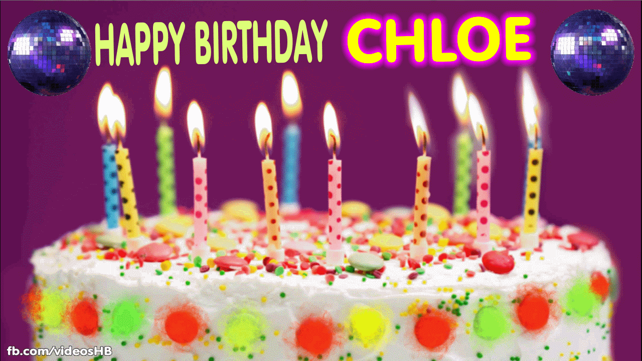 Happy Birthday CHLOE images gif