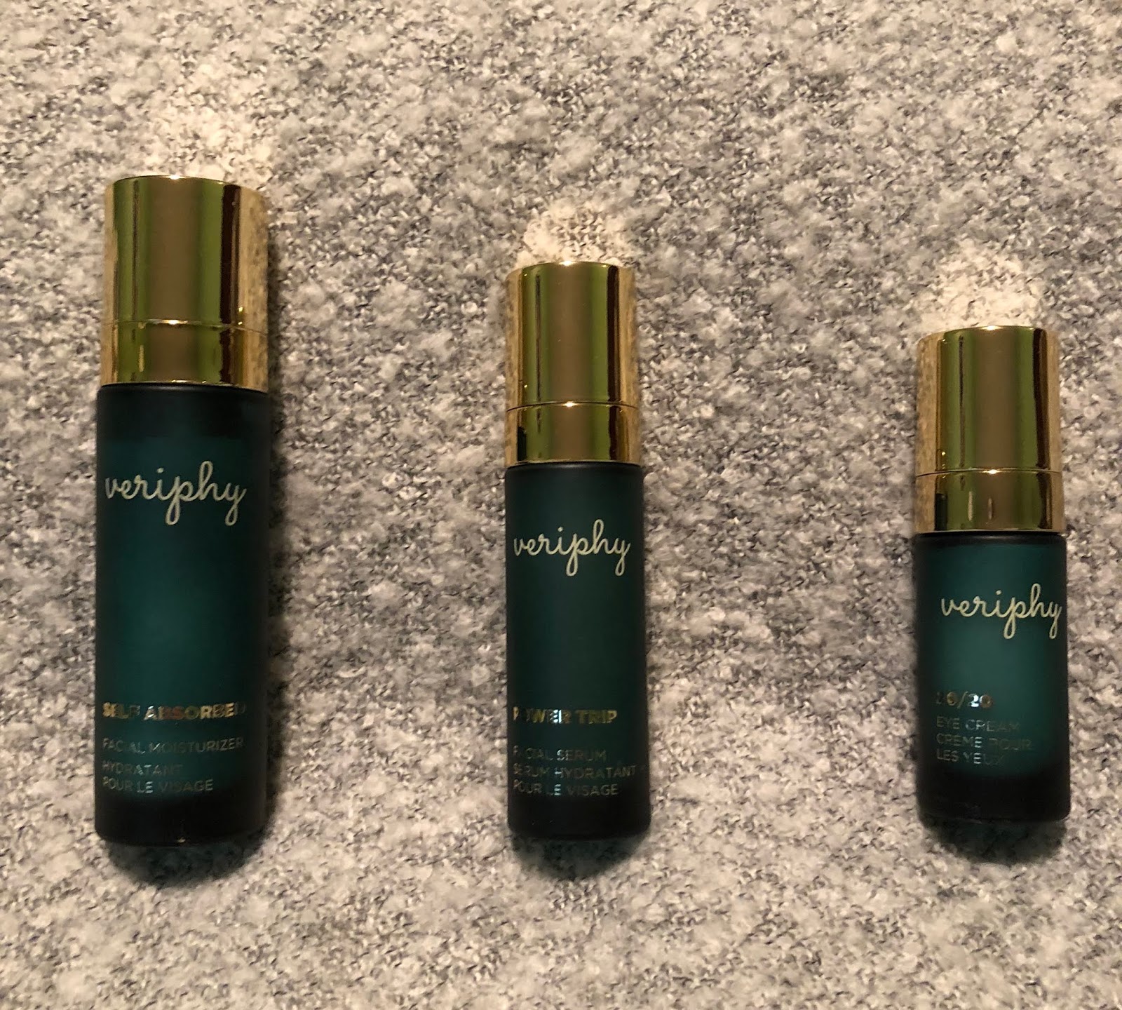 Veriphy Skincare Trio (Self Absorbed Moisturizer, Power Trip Facial