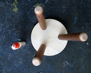 como hacer una banqueta de madera