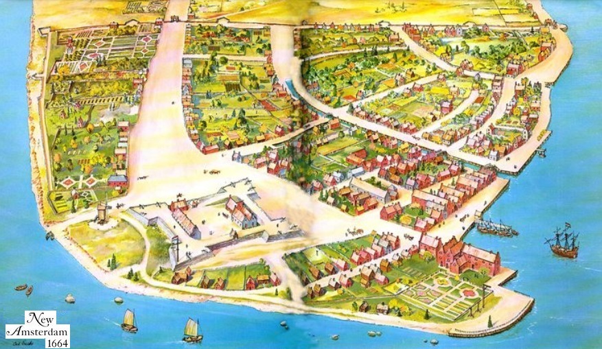 Sylvia Lande Notes: Map of New York City in 1674