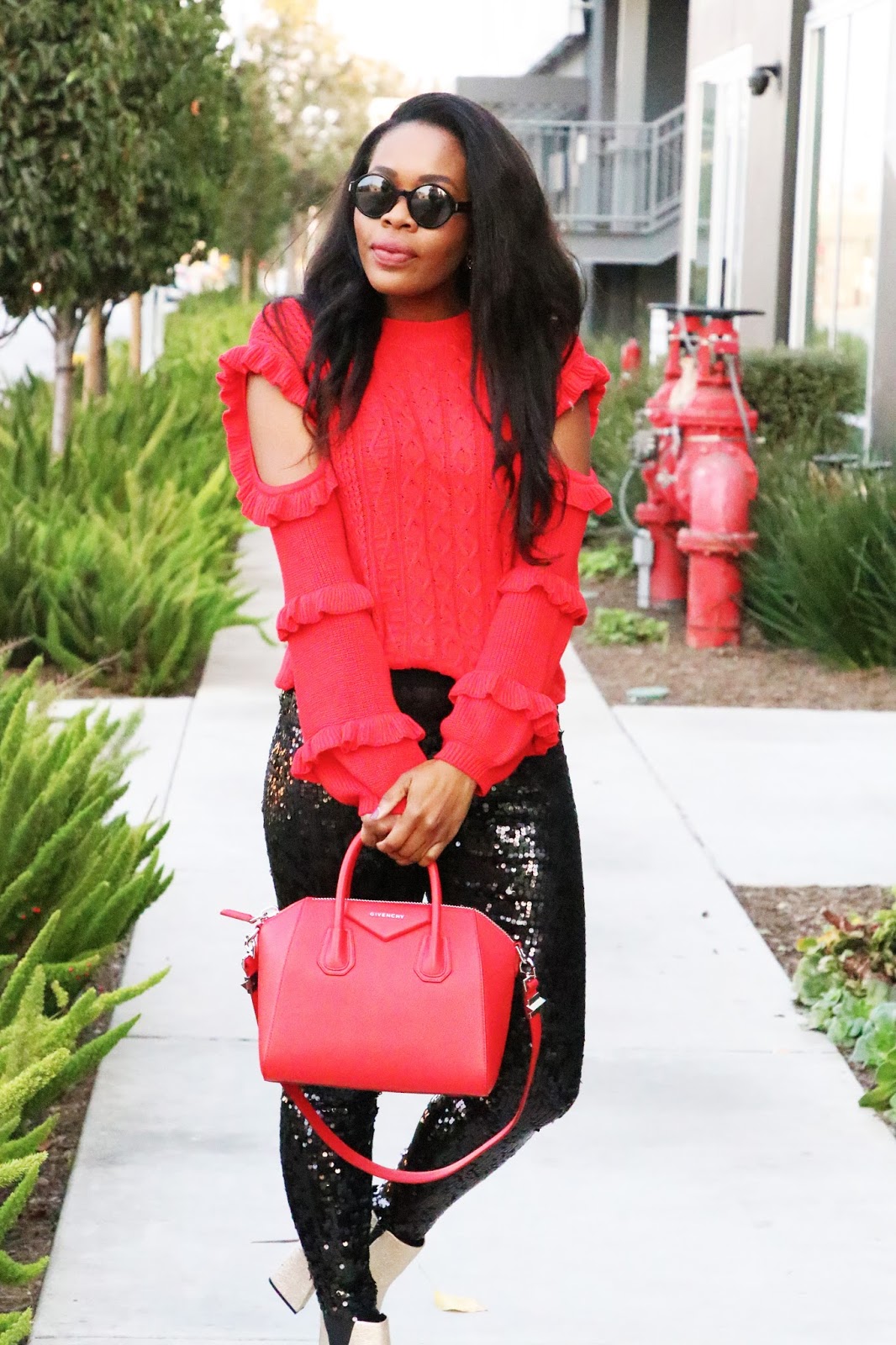 Expressing My Style With Sequin and Cold-Shoulder This Holiday | STYLE ...