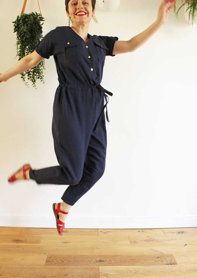 Tilly's Nautical Chic Alexa Jumpsuit - sewing pattern by Tilly and the Buttons