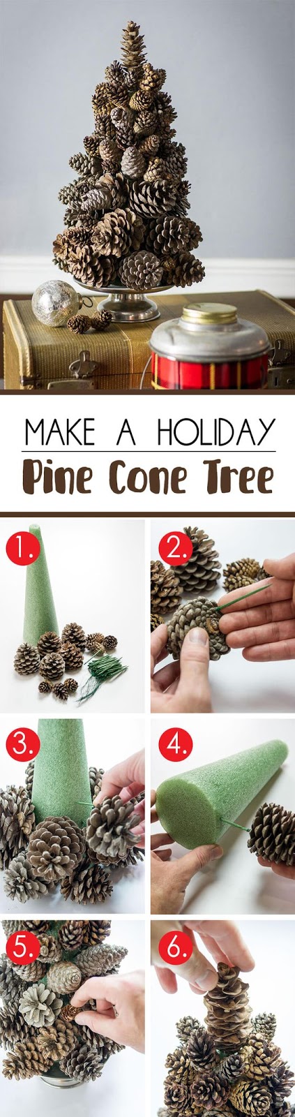 25 Beautiful DIY Pine Cone Crafts to Enjoy Making the Holiday Decoration