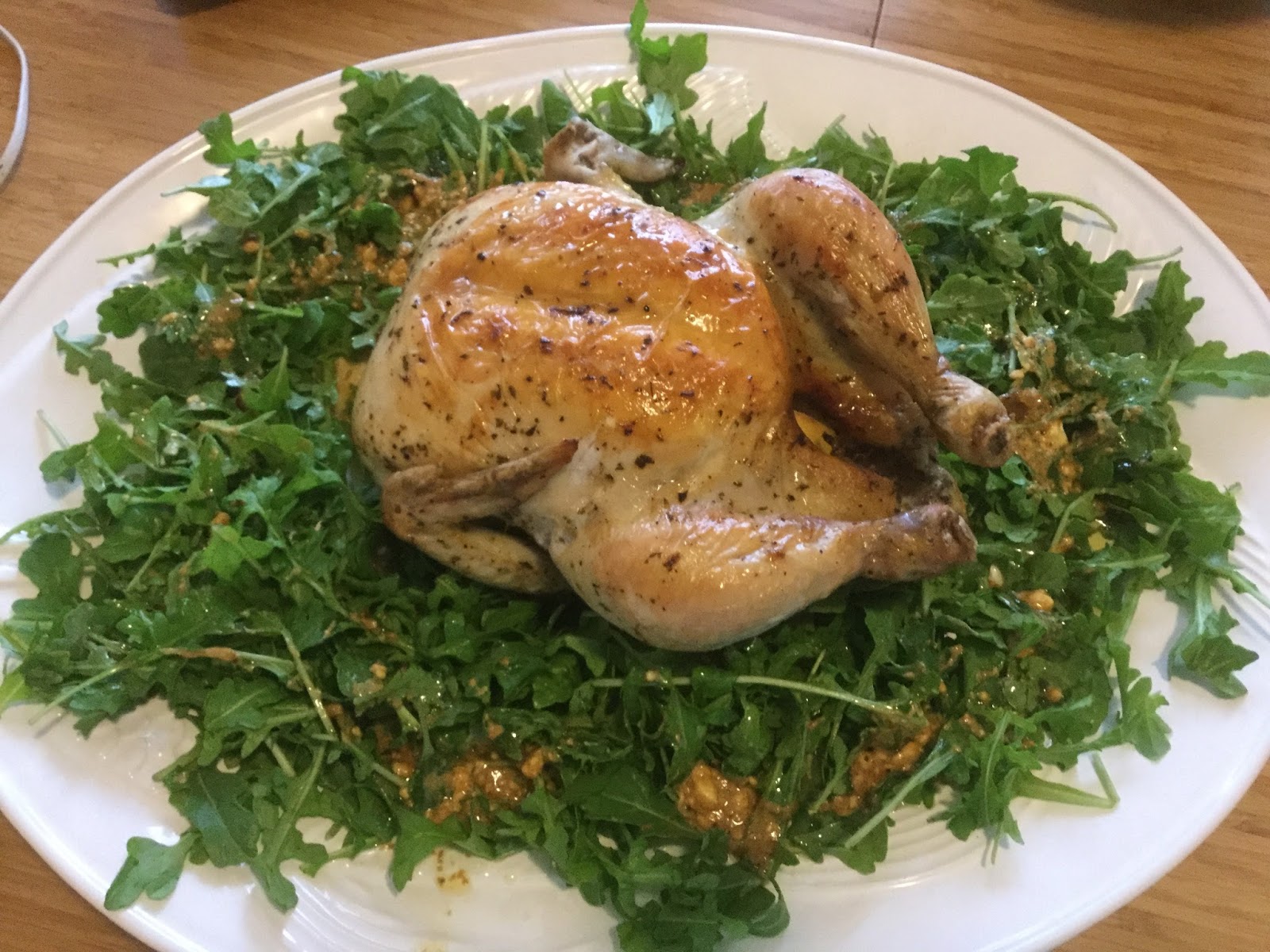 So So Simple Food Golden Roast Chicken Feta Brined