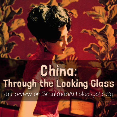 art review on chinese fashion @metmuseum #ChinaLookingGlass #AsianArt100 http://schulmanart.blogspot.com/2015/07/eastern-culture-meets-western-fashion.html