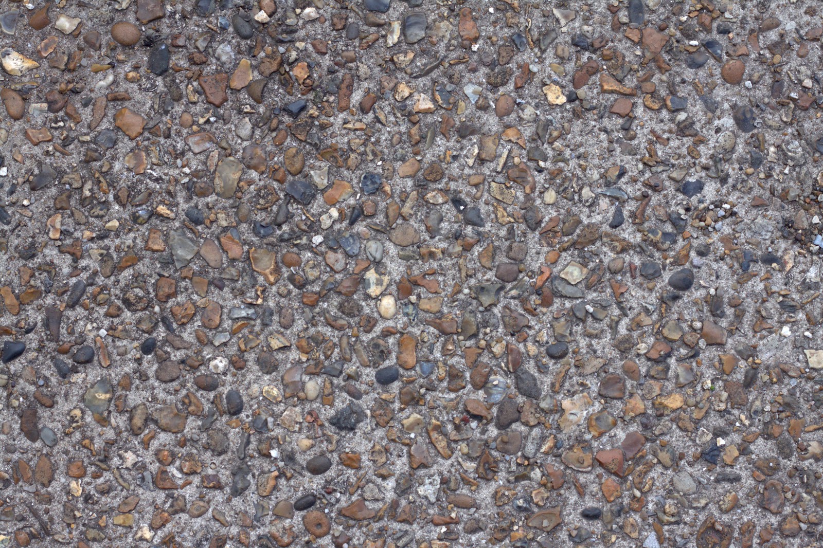 Concrete cobble pebble stone walkway pathway texture ver 2