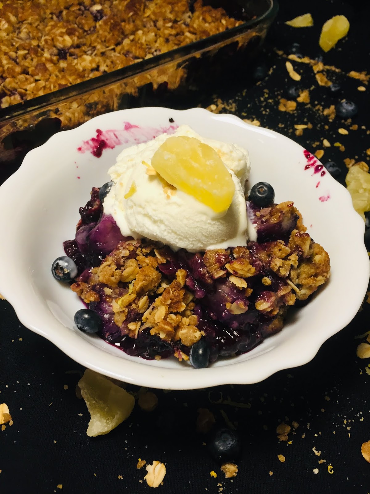 Blueberry Pineapple Cobbler