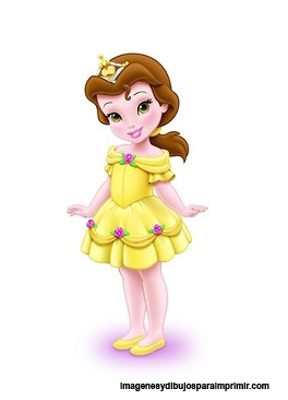Princesas Disney Bebes Para Imprimir Imagenes Y Dibujos Para Imprimir