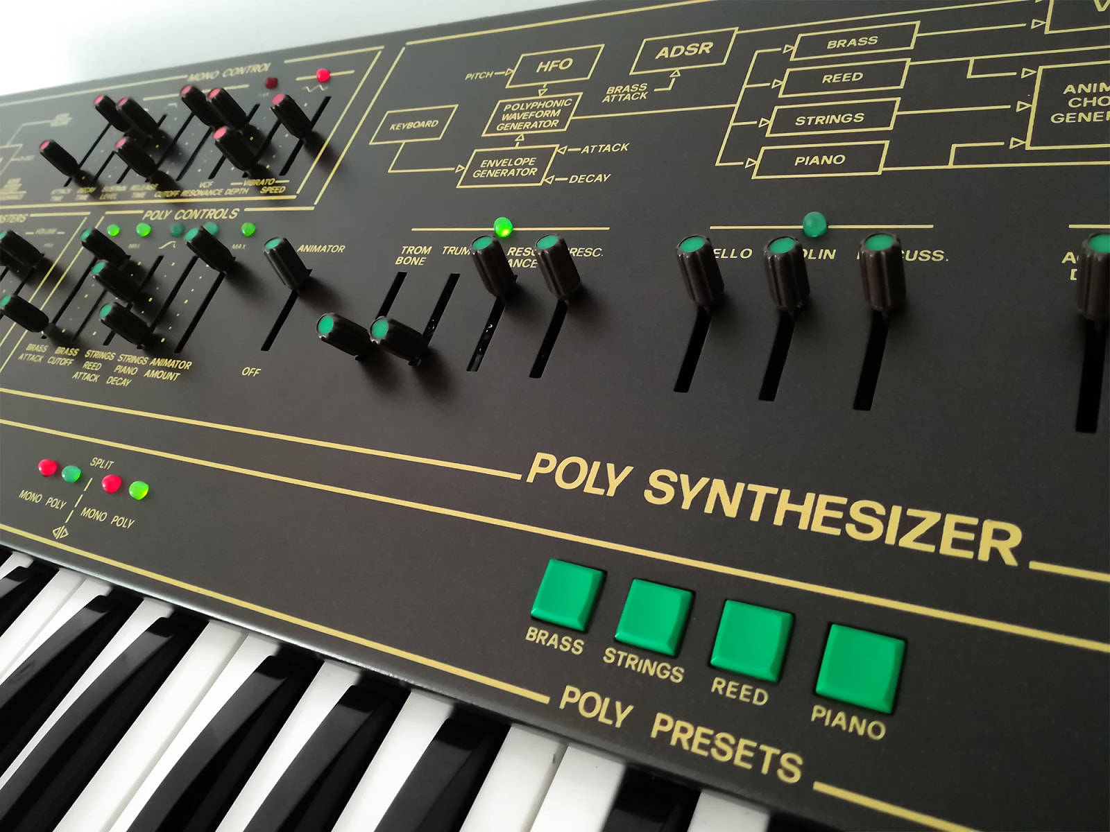 MATRIXSYNTH: SIEL CRUISE vintage analog synthesizer + ORIGINAL PEDAL