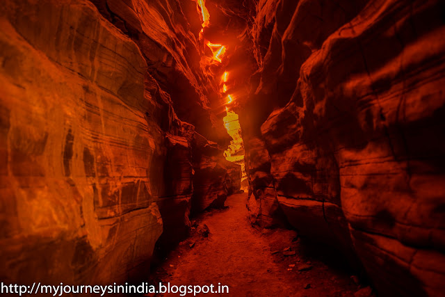 Belum caves narrow passage